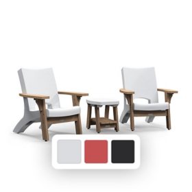 Mayne Mesa Patio Chat Set, 3pc, Choose Color