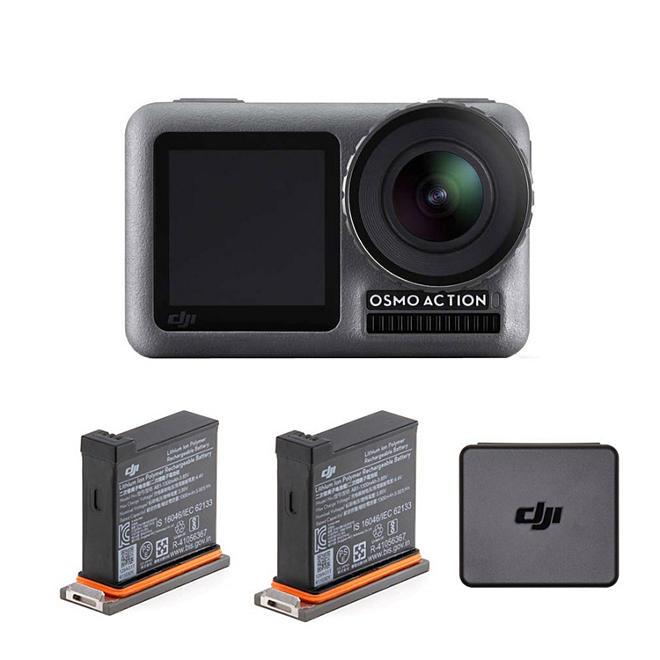 DJI Osmo Action Camera with 2-Piece Battery