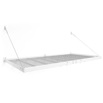 NewAge Products Pro Series 4' x 8' Wall-Mounted Steel Shelf