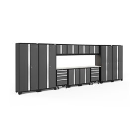 NewAge Products Bold Series 14 Piece Cabinet Set, 216" W x 18" D x 76.75" H