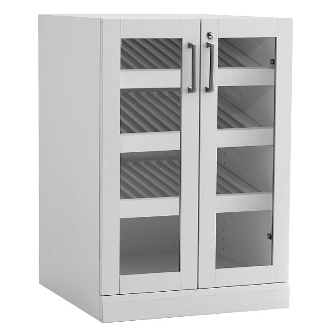 NewAge Products Home Bar Glass-Door Base Cabinet - (Various Options)