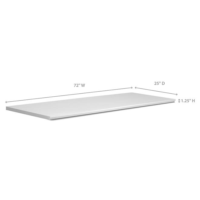 NewAge Products Home Bar 72" x 25" Countertop - (White or Espresso)