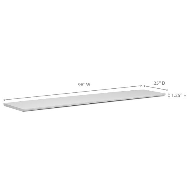 NewAge Products Home Bar 96" x 25" Countertop - (White or Espresso)