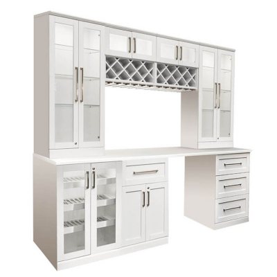 Home Bar 6 Piece Cabinet Set - NewAge Products