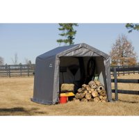 Shed-in-a-Box 10' x 10' x 8' Peak Storage Shed - Gray