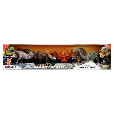 Dinosaurs toy ACTION SET 6 Pack ALL NEW ORIGINAL SHIPPING WHIT OR WHIT-OUT BOX 