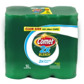 Comet 2X Bleach Powder Cleanser (28oz., 6pk.)