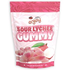 Enjoy Sour Lychee Gummy 36 oz.