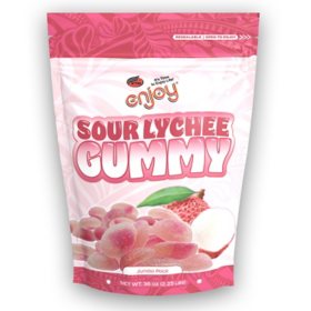 Enjoy Sour Lychee Gummy 36 oz.