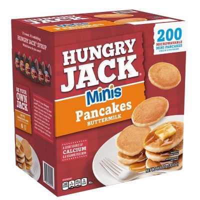 zij is Wees Aanwezigheid Hungry Jack Mini Buttermilk Pancakes, Frozen (200 ct.) - Sam's Club