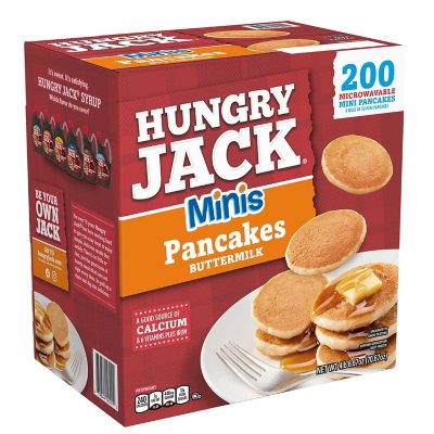 Hungry Jack Buttermilk Mini Pancakes, 200 ct.