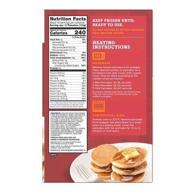 zij is Wees Aanwezigheid Hungry Jack Mini Buttermilk Pancakes, Frozen (200 ct.) - Sam's Club