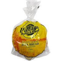 Village Bread & Bagel Classic White Pita Bread (26oz)