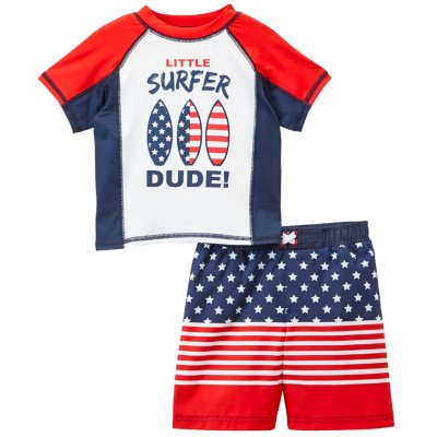 Baby Buns Boys' Swim Suit with Rashguard - Sam's Club