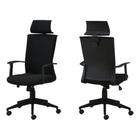Office Chair - High Back Executive, Black
