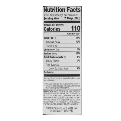 italian dressing calories per ounce