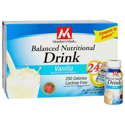 Member's Mark? Nutritional Shake - Vanilla - 24 bottles - Sam's Club