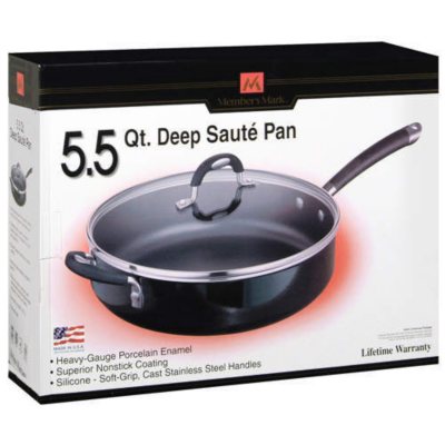 Tramontina Deep Saute Pan, 5.5-Quart