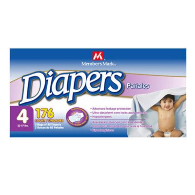 Sams pampers size hot sale 4