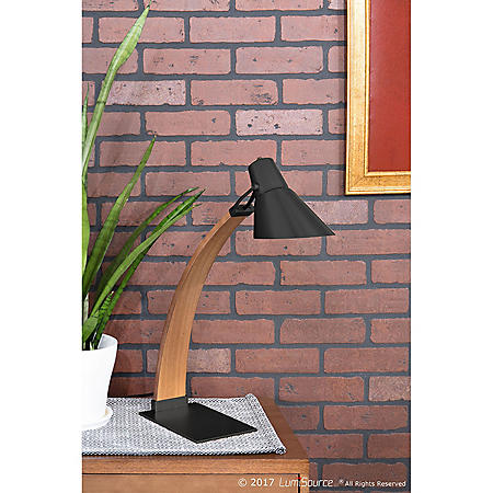 Noah Mid-Century Modern Table Lamp (Assorted Colors)