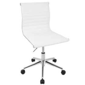 Master Contemporary Task Chair in Faux Leather (Assorted Colors)