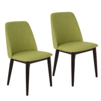 Tintori Mid-Century Dining Chairs - Set of 2, Green