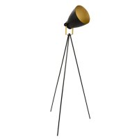 Grammy Modern Reader Lamp in Black and Gold