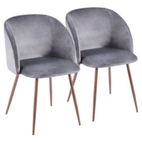 Fran Contemporary Chair, Set of 2 (Assorted Colors)