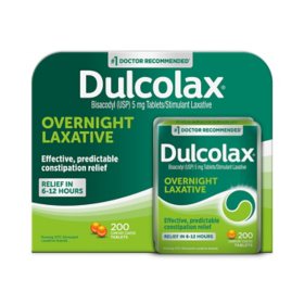 Dulcolax Stimulant Comfort Coated Laxative Tablets, 200 ct.