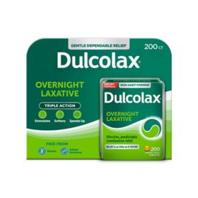 Dulcolax Stimulant Comfort Coated Laxative Tablets, 200 ct.