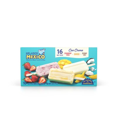 Helados Mexico Ice Cream Bars, Fruit (16 pk.) - Sam's Club