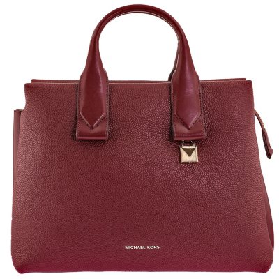 Pebbled Leather Satchel by Michael Kors 