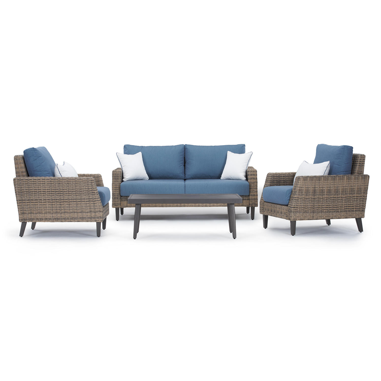 RST Portofino Affinity 4-Piece Patio Sofa Set With Sunbrella Fabric