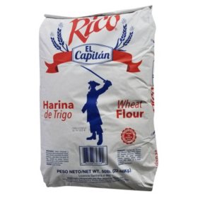 Rico El Capitan Wheat Flour, 50 lbs.