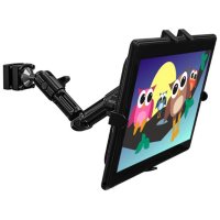 Mount-It! Universal Tablet and iPad Rear Car Seat Mount Clamp Base (Black)