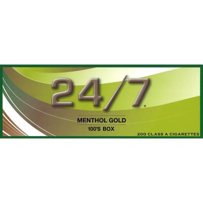 24/7 Menthol Gold 100 Box 20 ct., 10 pk. - Sam's Club