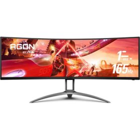 AOC Agon Super Wide Curved Gaming Monitor - Dual QHD 5120x1440 - FreeSync Premium - DisplayHDR 400 - USB-C Docking & KVM