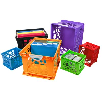 Storex Storage Crates 6-Pack Combo - Sam's Club