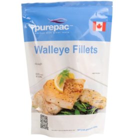 Purepac Wild Caught Walleye Fillets, Frozen, 1.5 lbs.