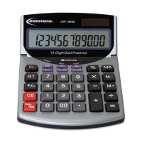 Innovera - 15966 Compact Desktop Calculator - 12 Digit LCD