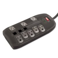 Innovera Surge Protector - 8 Outlets - 6' Cord - Tel/DSL - 2160 Joules