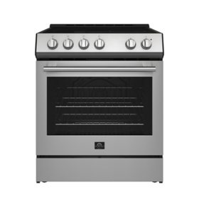 Leonardo Espresso 30" Slide-In Electric Range in Stainless-Steel