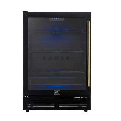 Forno Frescolino 24 Inch Beverage Cooler - Black:- Black