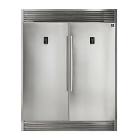 FORNO Rizzuto 27.6 Cu. Ft. 2 Door Pro-Style Touch Control Refrigerator Fridge/Freezer Combo