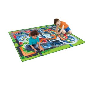 Megamat Jumbo Floor Playmat with 2 Character Vehicles (Assorted Styles)