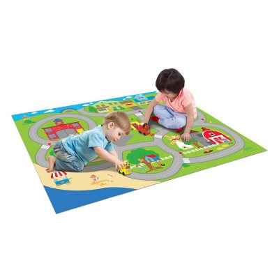 Childrens play mat for sales cars