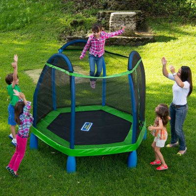 Jump zone 7ft my first hotsell trampoline with tent top combo