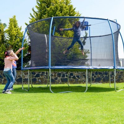 sam's club trampoline with basketball hoop