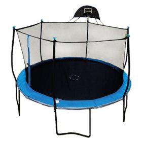 Sportspower Bounce Pro 14' Trampoline with Heavy Duty Basketball System