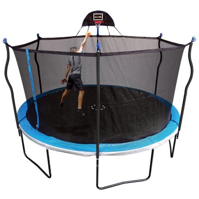 Trampoline Yoopi - Ø 3.05 m - Avec filet + échelle + couverture + kit d' ancrage 68414